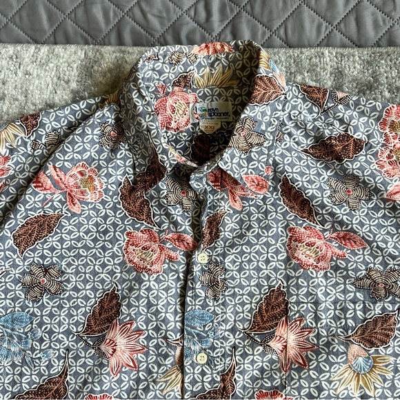 Reyn Spooner Button Shirt Hawaiian Floral Print 100% Cotton Men Size XXL - Picture 3 of 6